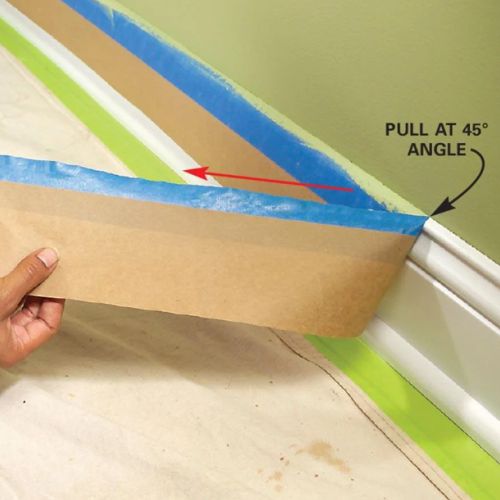 Tips n trik jitu cara ngecat dinding rumah masking tape rahasianya